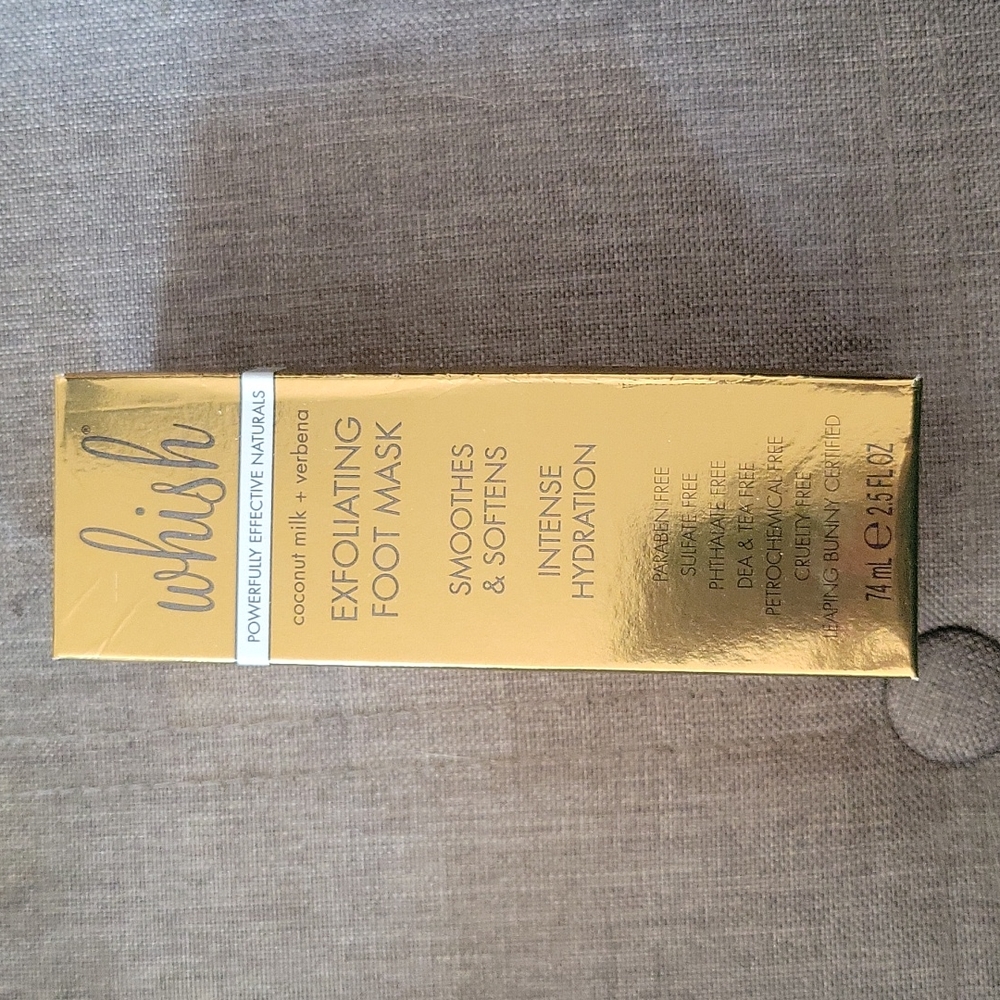 Whish exfoliating foot mask